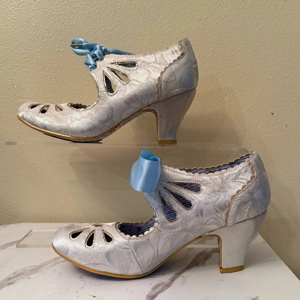 Irregular Choice Sugar Plum Heels, Size 39 (8 US,) NIB - Picture 2 of 15